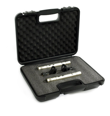 M39 Stereo Pair ships with case and microphone clips.